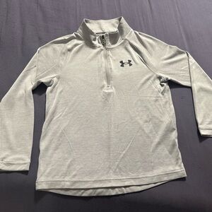Under Armour Gray Long Sleeve Kids Shirt
